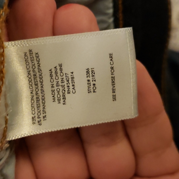 Cabi High Straight Dark Denim Jeans - Picture 5 of 6